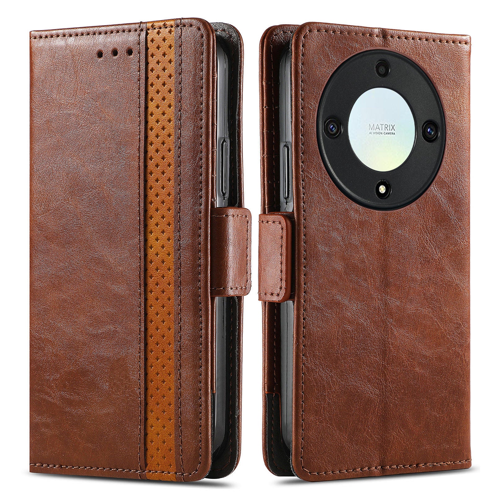CASENEO 002 Series For Honor X40 5G / X9a 5G / Magic5 Lite 5G Phone Cover RFID Blocking Splicing Leather Wallet Case CASENEO 002 Series For Honor X40 5G / X9a 5G / Magic5 Lite 5G Phone Cover RFID Blocking Splicing Leather Wallet Case